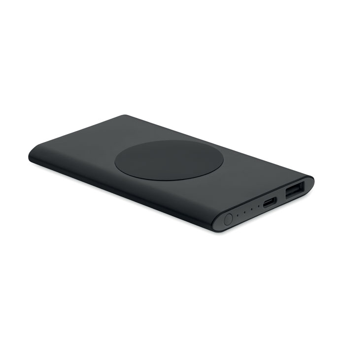 POWERPLUS - Power bank 5000mAh 15W - bedrukt of onbedrukt verkrijgbaar - zwart