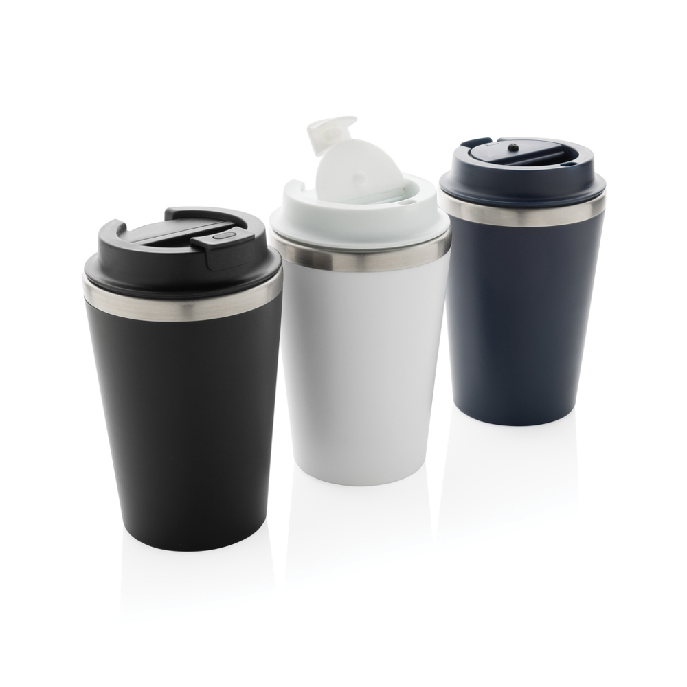 Java RCS recycled dubbel wandige beker 350ML - bedrukt of onbedrukt verkrijgbaar