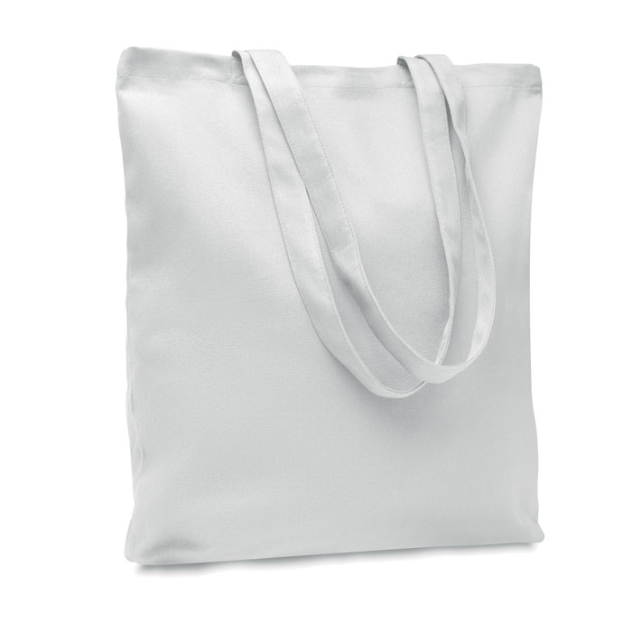 RASSA COLOURED - Stevige canvas boodschappentas - voor bedrijven en relatiegeschenken - wit