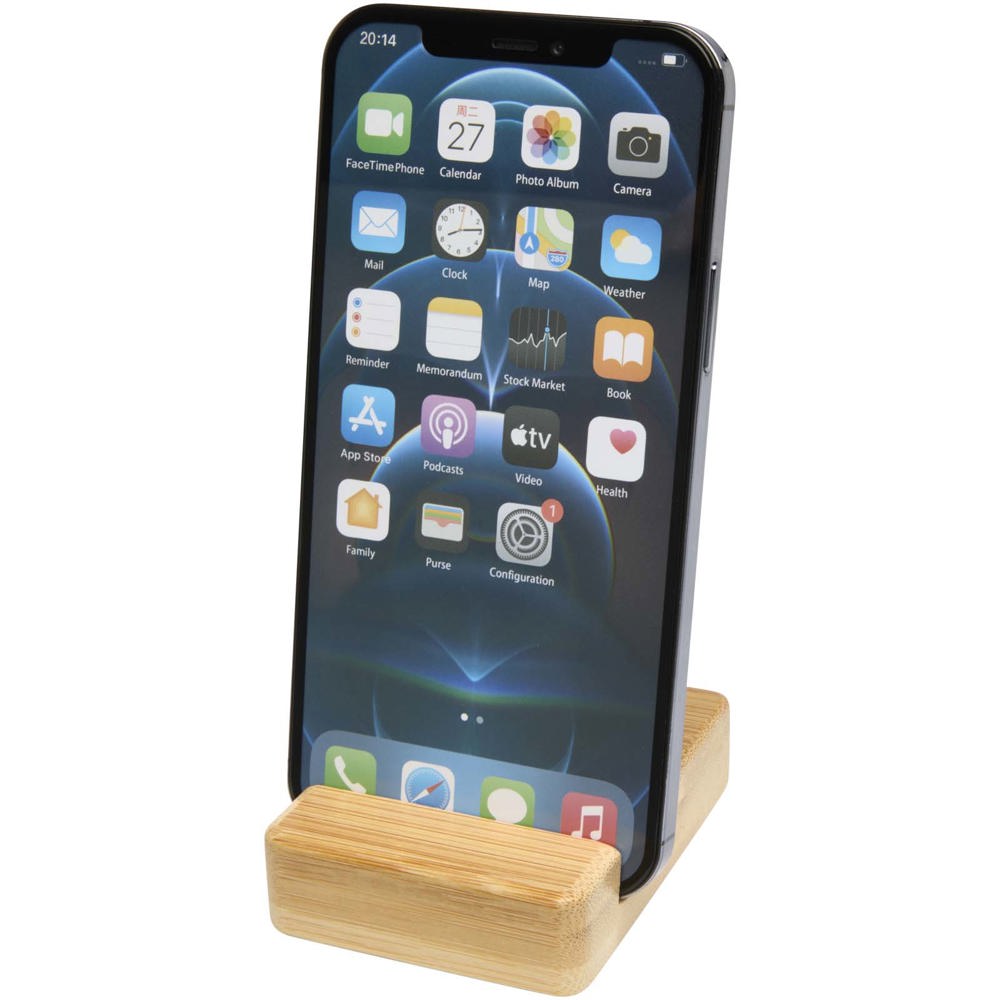 Ebla telefoonhouder van bamboe