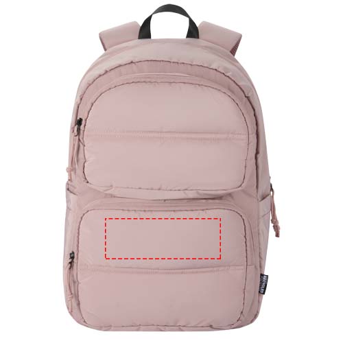 Puffer 15,6" GRS gerecycleerde laptoptas 18L