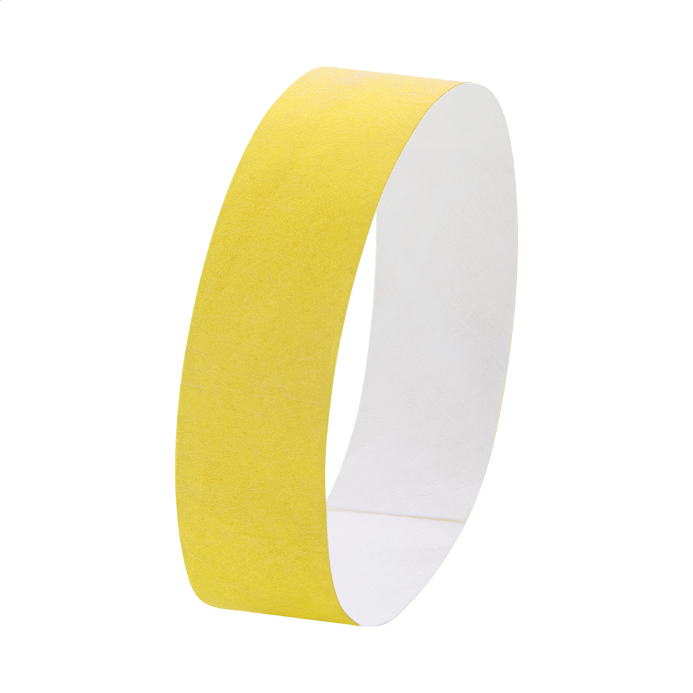 Wristvek - Tyvek polsbandjes (10 stuks) - voor bedrijven en relatiegeschenken - Geel
