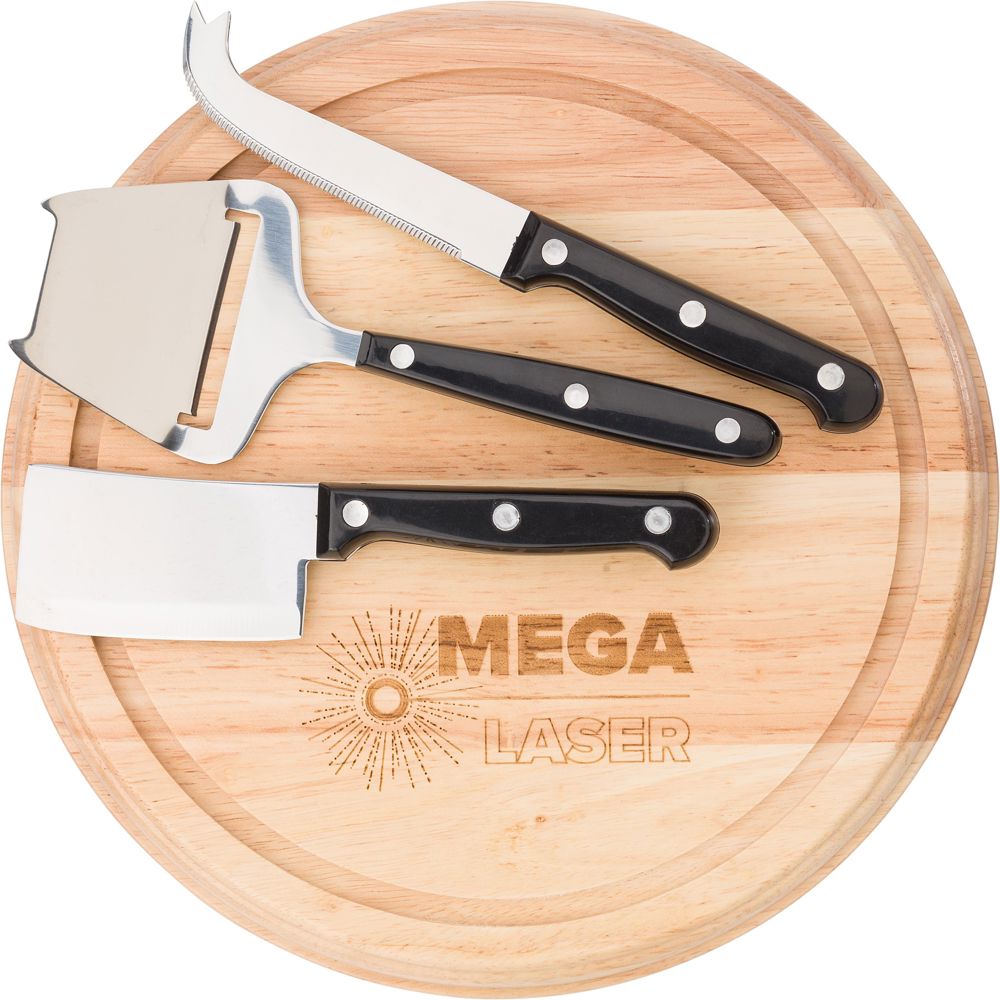 Houten kaasplank Max - voor bedrijven en relatiegeschenken