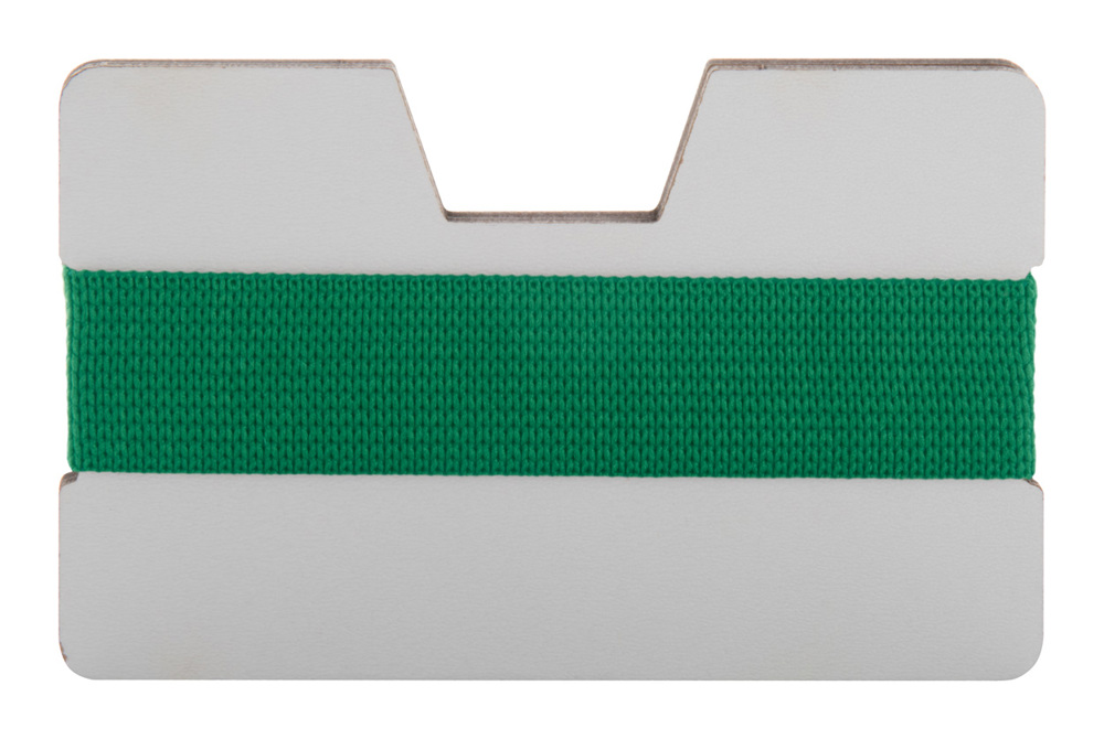 StriCard - creditcardportemonnee - kopen of bedrukken - groen/wit