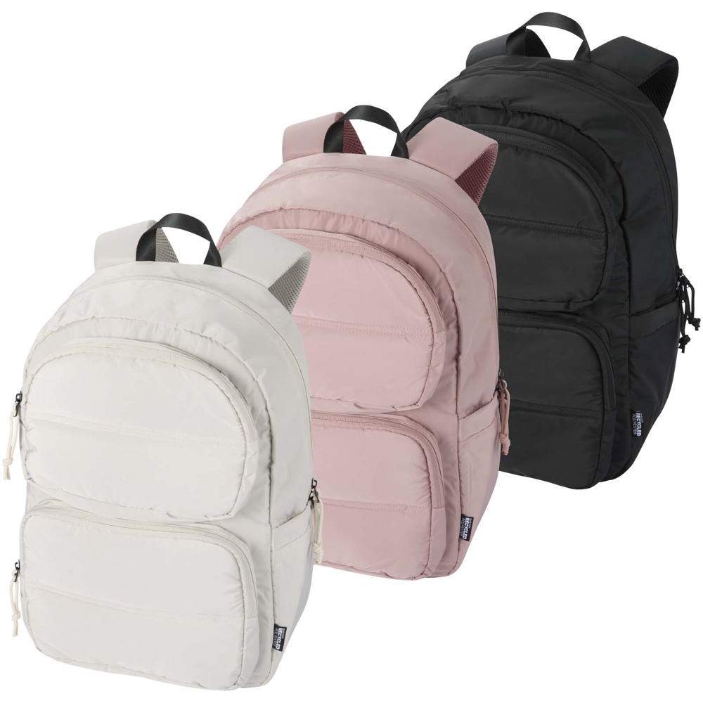 Puffer 15,6" GRS gerecycleerde laptoptas 18L