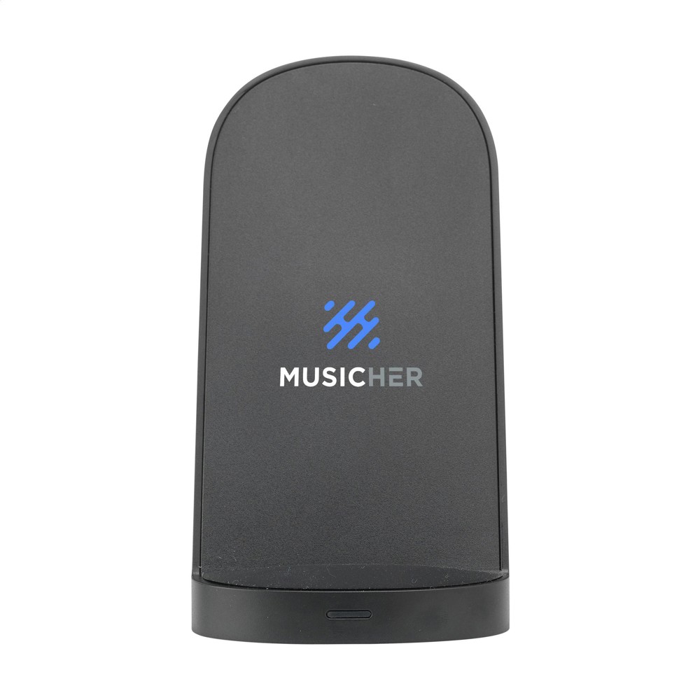 Triple-Up RCS Recycled ABS Wireless Charger Stand