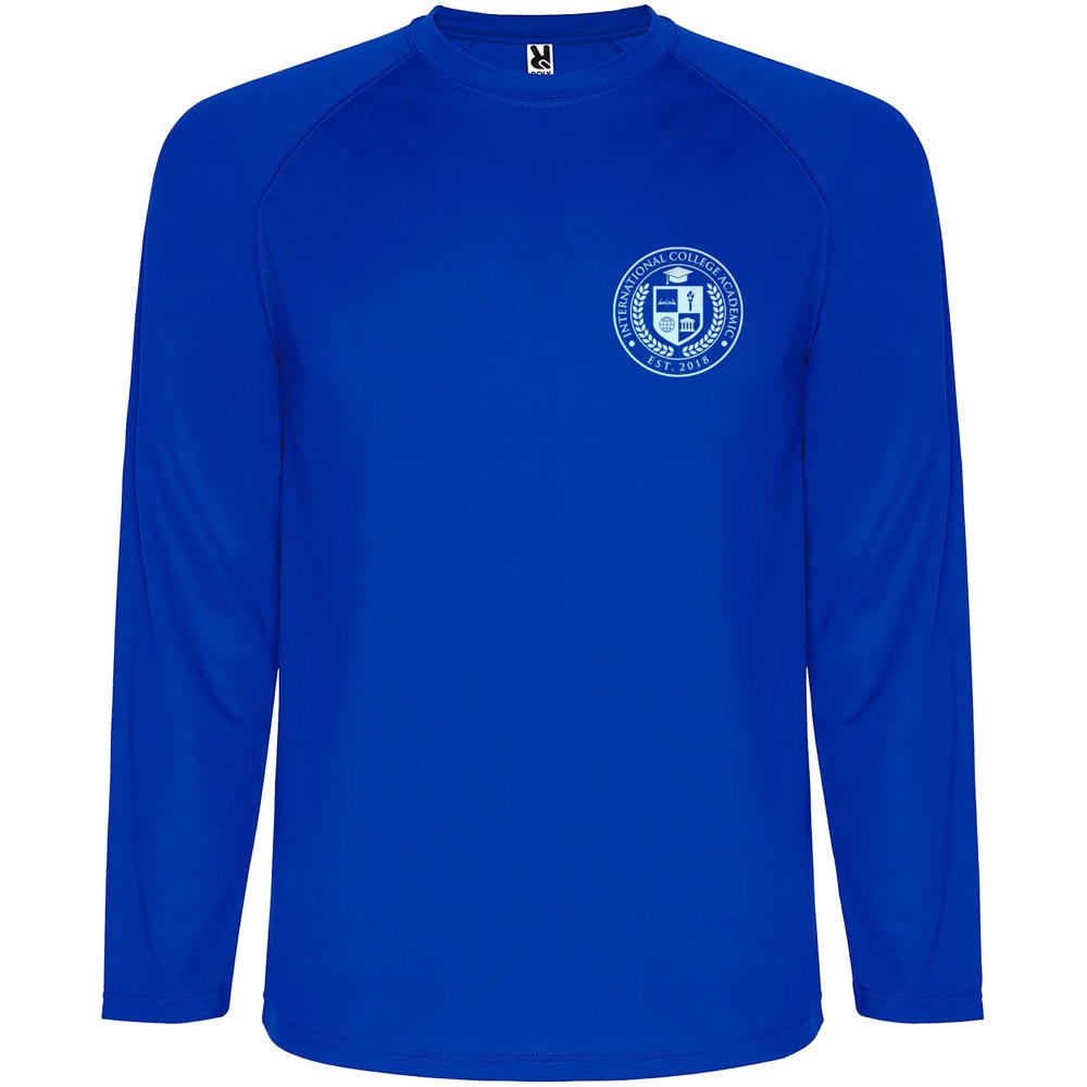 Montecarlo 150 g/m² heren sport t-shirt met lange mouwen