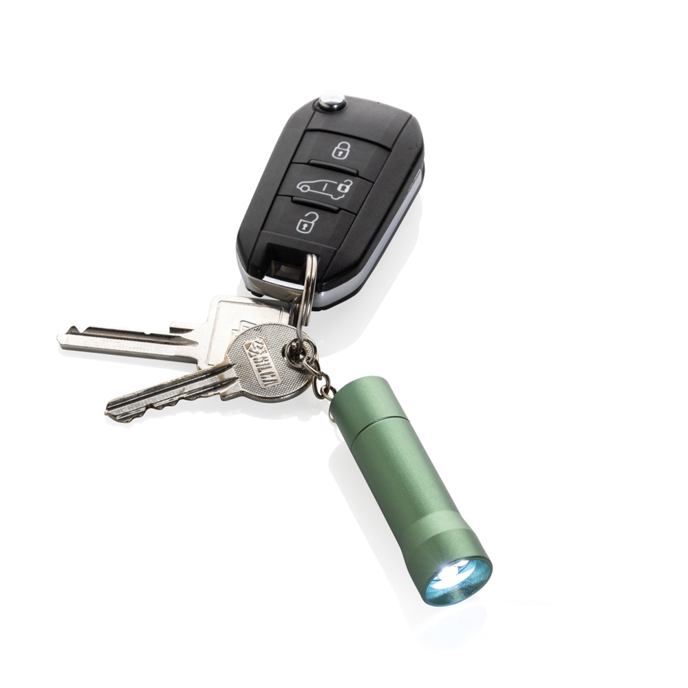 Flash RCS gerecycled aluminium sleutelhanger zaklamp