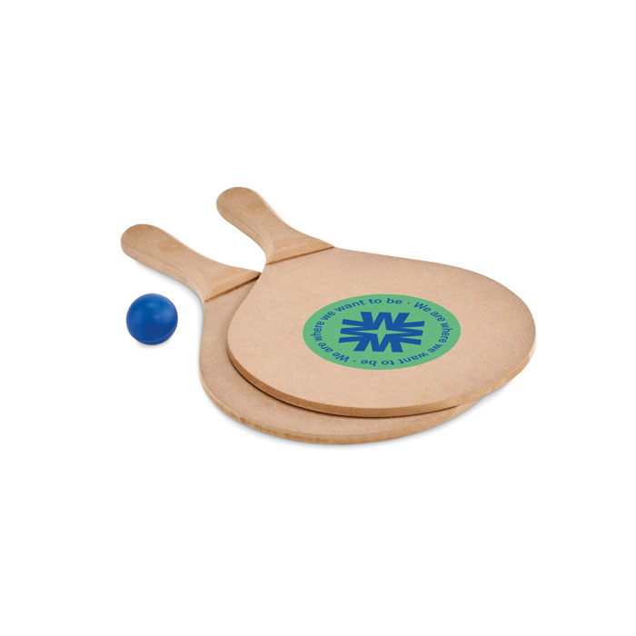 RAQUET - Strand tennisset - voor bedrijven en relatiegeschenken