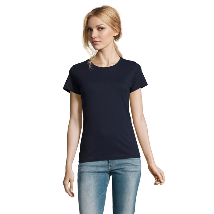 IMPERIAL WOMEN - IMPERIAL DAMES T-Shirt 190g - voor bedrijven en relatiegeschenken - Franse Marine