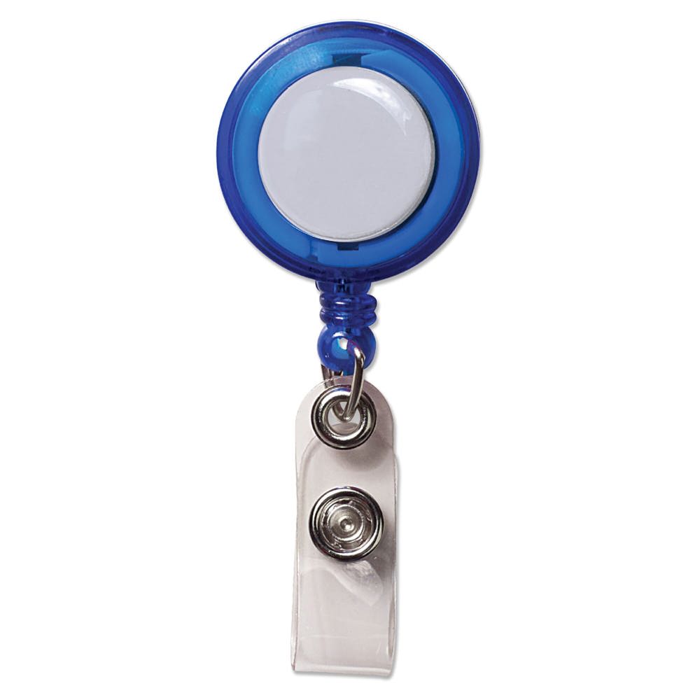 Kaarthouder - voor bedrijven en relatiegeschenken - Transparant / Blauw