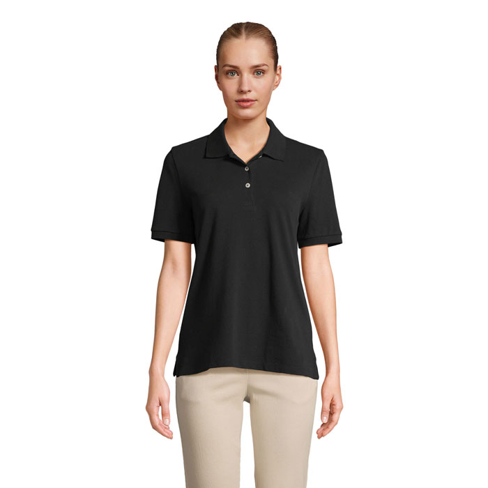 PACIFIC WOMEN - PACIFIC DAMES POLO - kopen of bedrukken - zwart