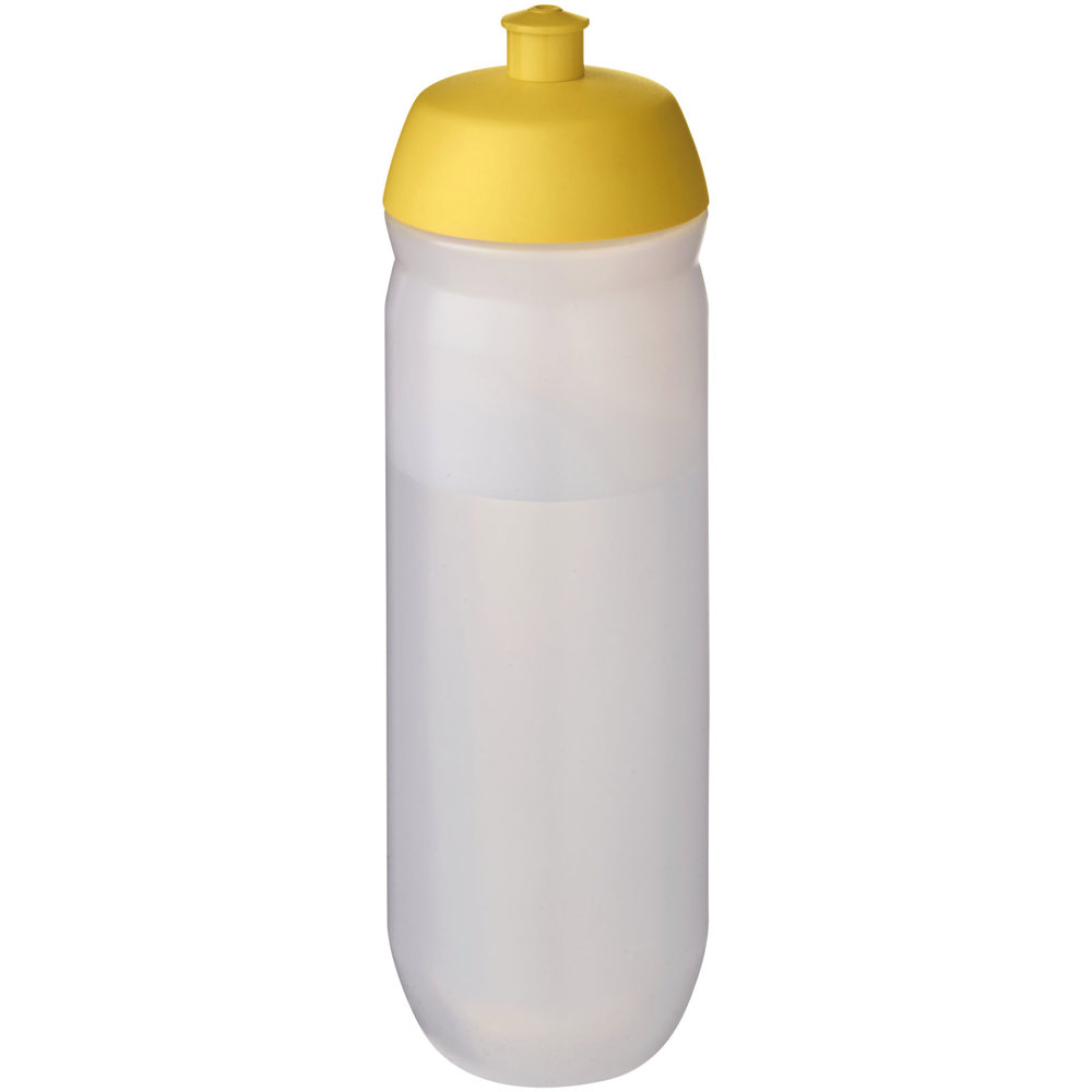 HydroFlex™ Clear knijpfles van 750 ml - bedrukt of onbedrukt verkrijgbaar - Geel, Mat helder