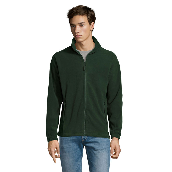 NORTH - NORTH Fleece jack met rits - kopen of bedrukken - groen