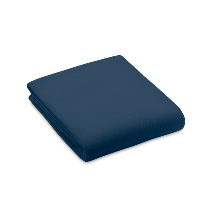 BOGDA - RPET fleece deken 130gr/m² - voor bedrijven en relatiegeschenken - blauw