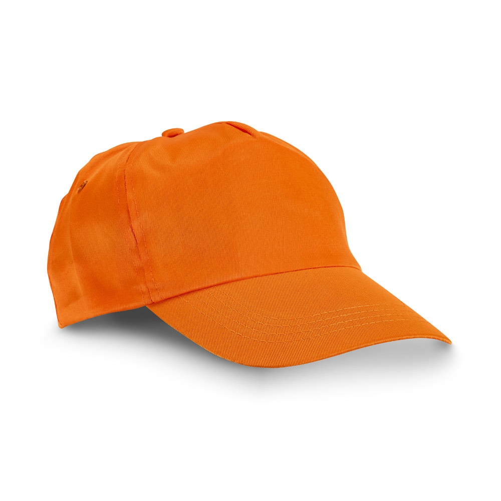 CHILKA. Kindermuts in polyester - voor bedrijven en relatiegeschenken - oranje