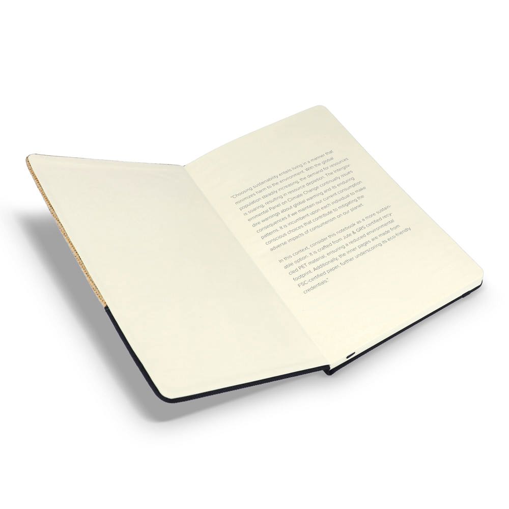 Notitieboek jute R-PET