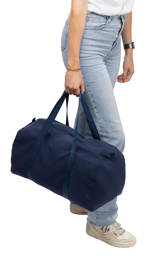 Gerecyclede polycotton (330 gsm) dufflebag Tian