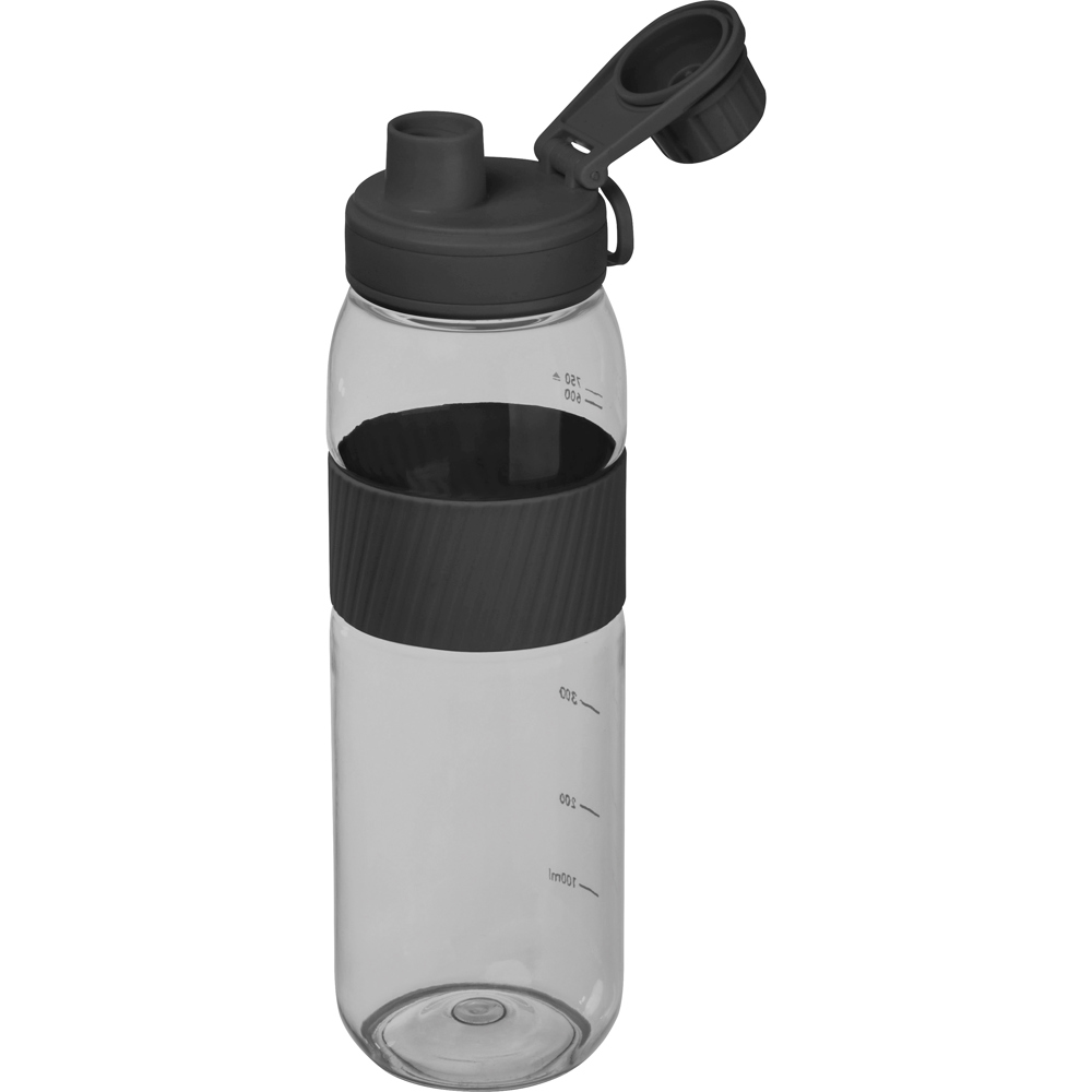 Tritan waterfles met siliconen handvat