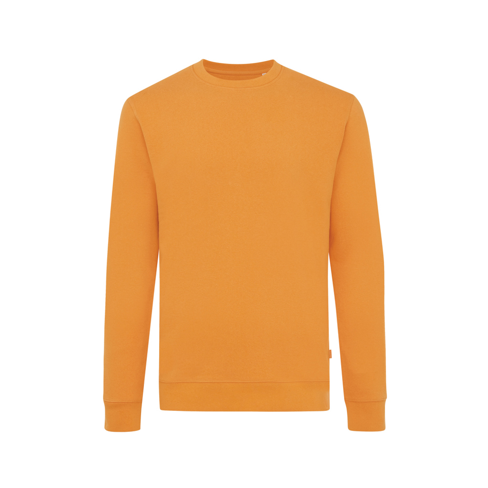 IQONIQ Zion gerecycled katoen sweater - voor bedrijven en relatiegeschenken - sundial oranje (± PMS 16-1148TCX)
