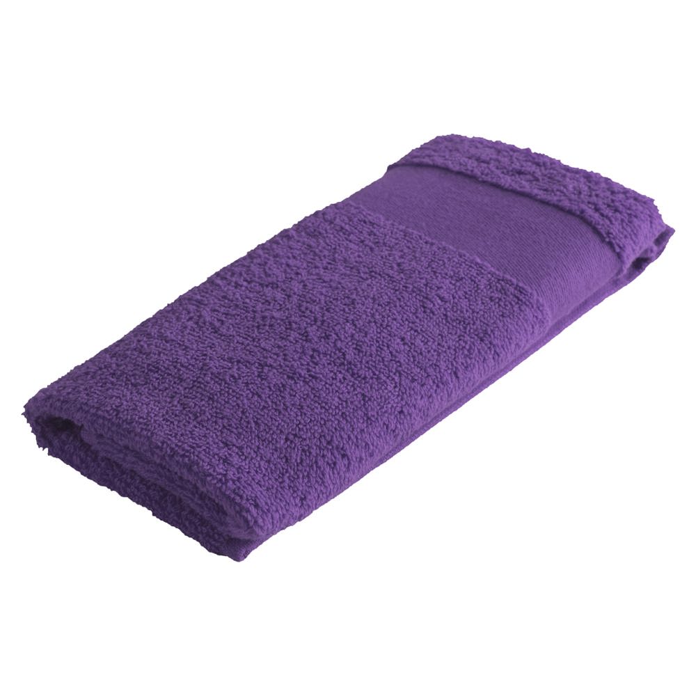 Sophie Muval gastendoek 50x30 cm, 450 gr/m² - voor bedrijven en relatiegeschenken - Paars (PMS 268c) / Paars
