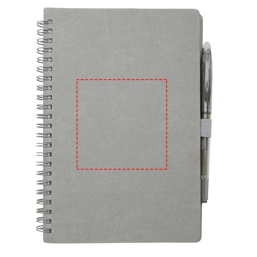 Slate herbruikbaar A5 notitieboek met harde kaft en pennen set (zwarte inkt)