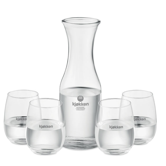 PICCADILLY - Drankenset gerecycled glas - voor bedrijven en relatiegeschenken