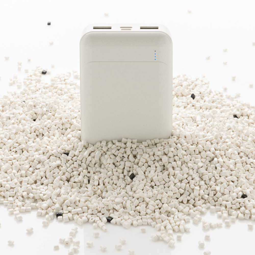 RCS standaard recycled plastic 10.000 mAh powerbank