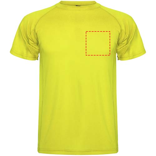 Montecarlo 150 g/m² sportshirt met korte mouwen voor heren