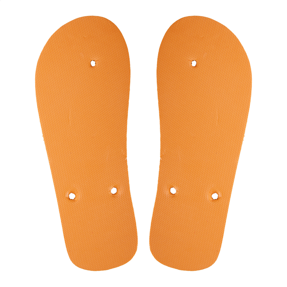 CreaPlaya - custom made strand slippers - kopen of bedrukken - 36-38-oranje (A)