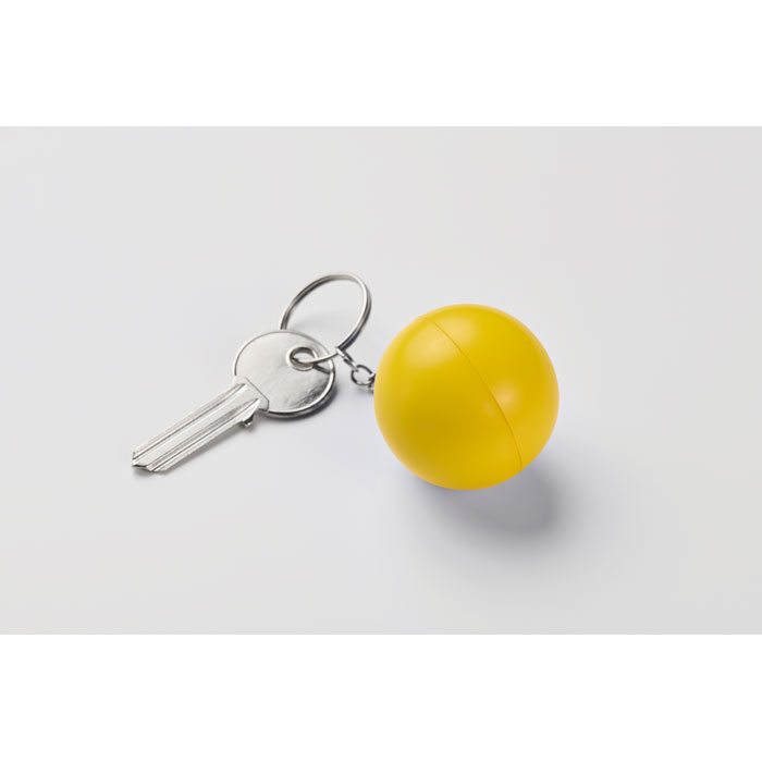 CIRKELY - PU balvormige sleutelhanger