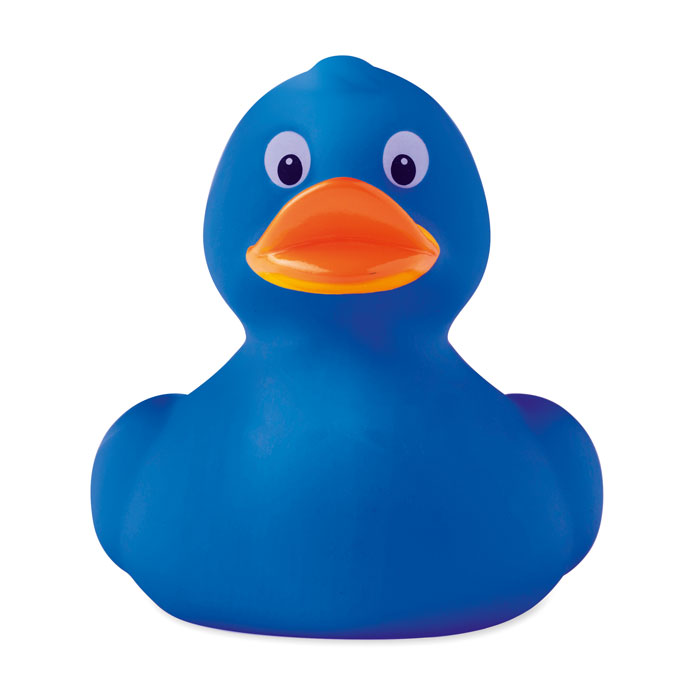 DUCK - PVC badeendje - bedrukt of onbedrukt verkrijgbaar - blauw