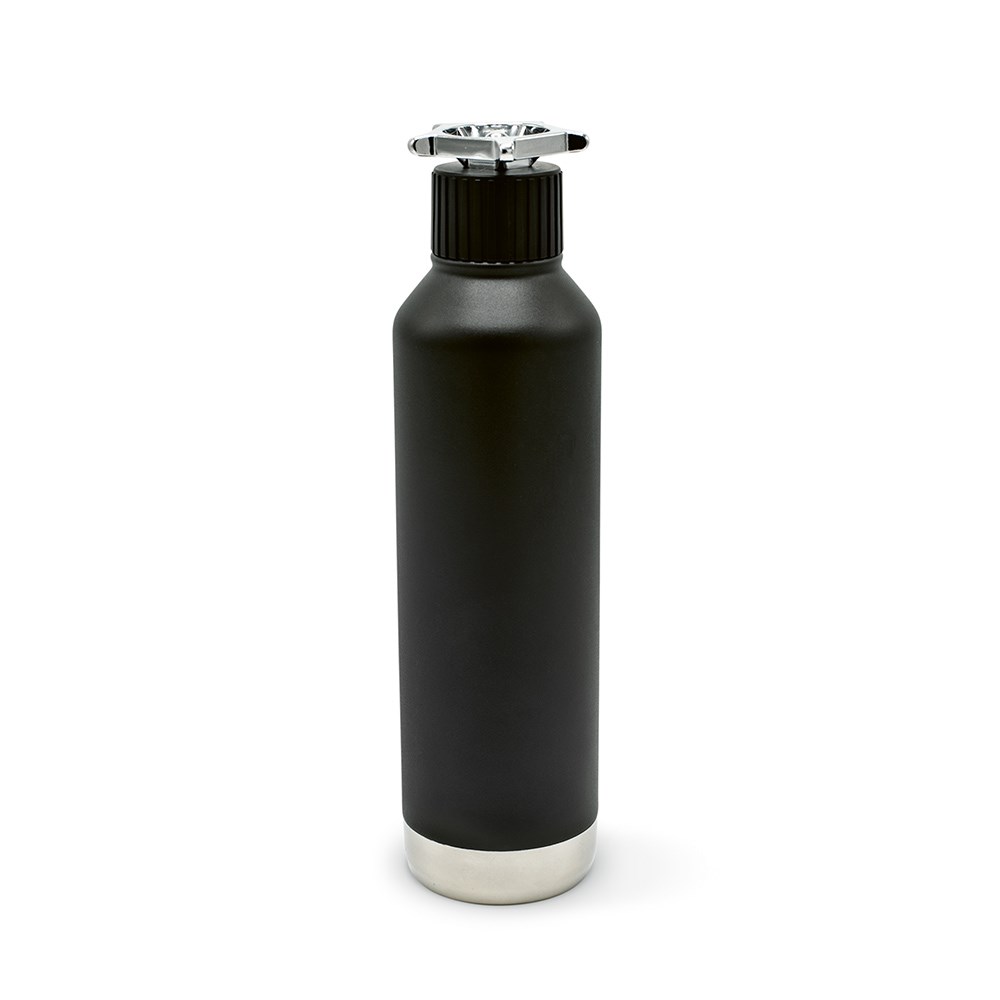 Spiglo Fles Gerecycled Roestvrij Staal 780 ml - Zwart