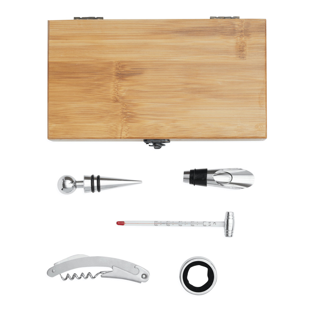BAMBOO PLEASURE - Wijnset - voor bedrijven en relatiegeschenken