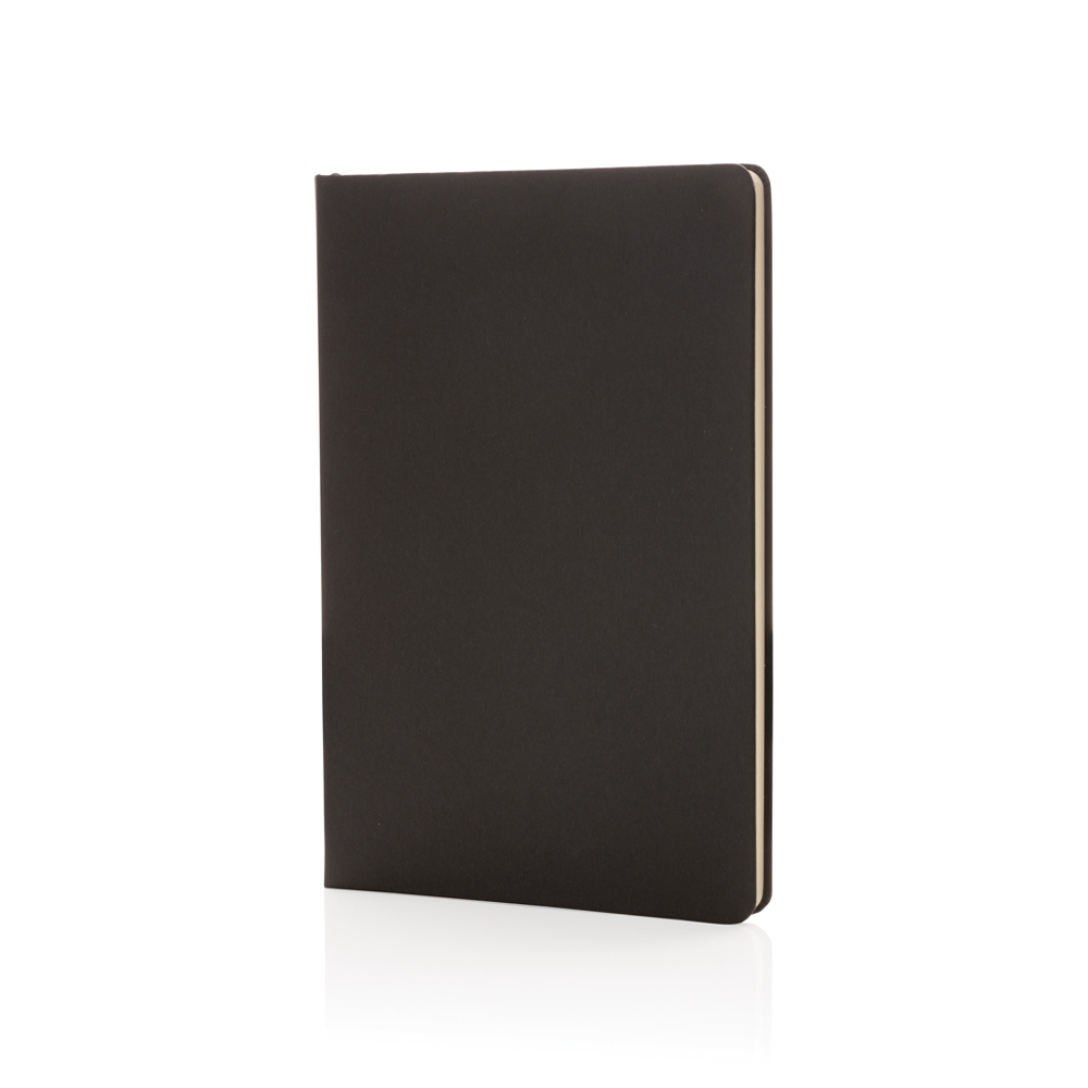 A5 hardcover notitieboek - kopen of bedrukken - zwart (± PMS Black)