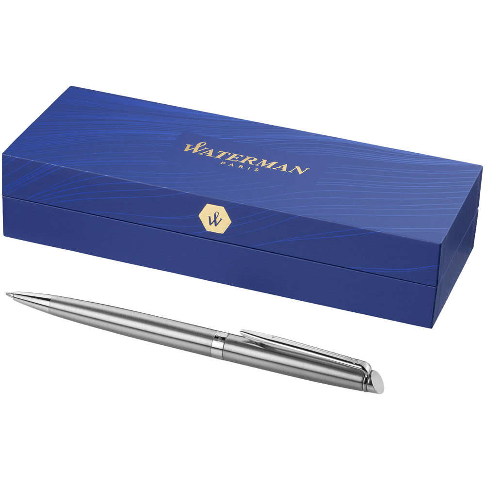 Waterman Hémisphère balpen (blauwe inkt) - met logo of onbedrukt bestellen - Zilver