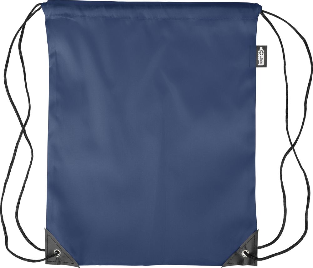 Gerecyclede rPET polyester (210D) trekkoord rugtas Enrique - kopen of bedrukken - blauw