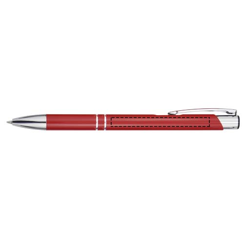 Moneta aluminium balpen (zwarte inkt)