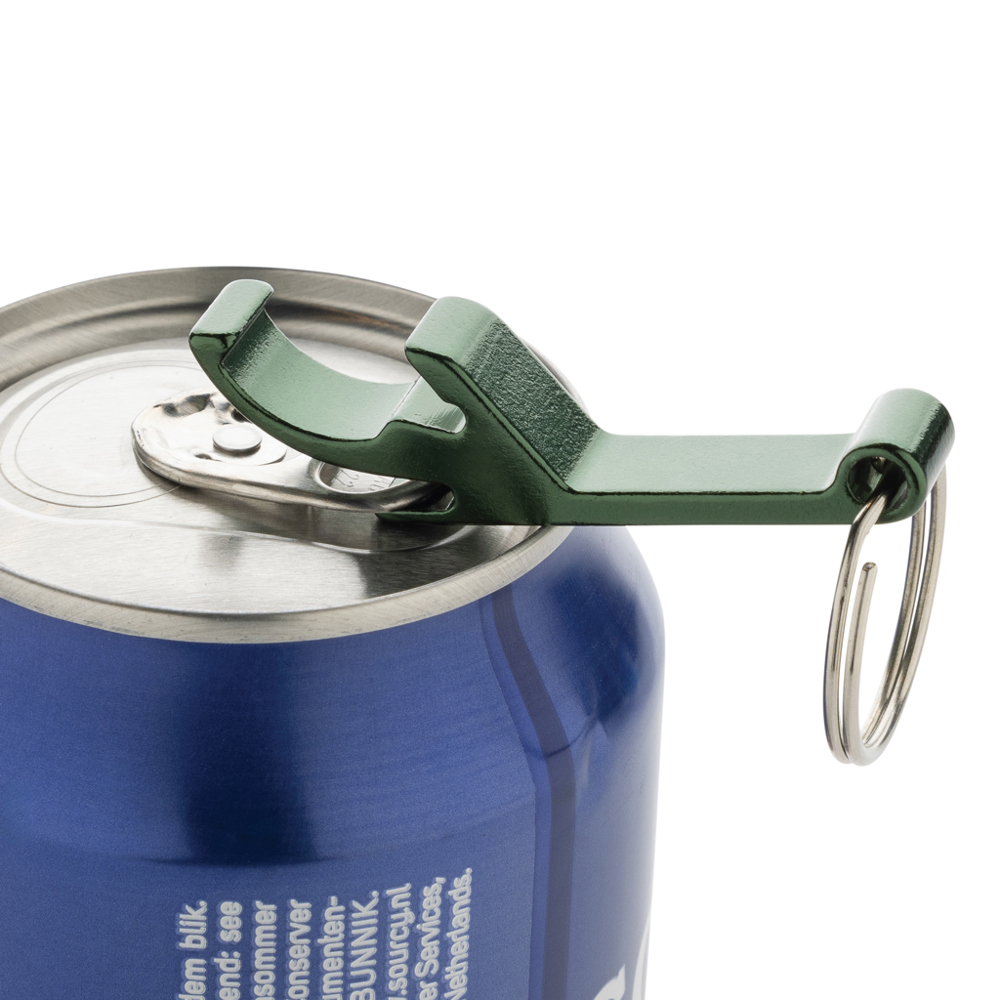 RCS fles- en blikopener van gerecycled aluminium