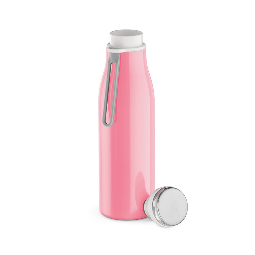 Arkansas 500 fles gerecycled roestvrij staal 495 ml - Licht Roze