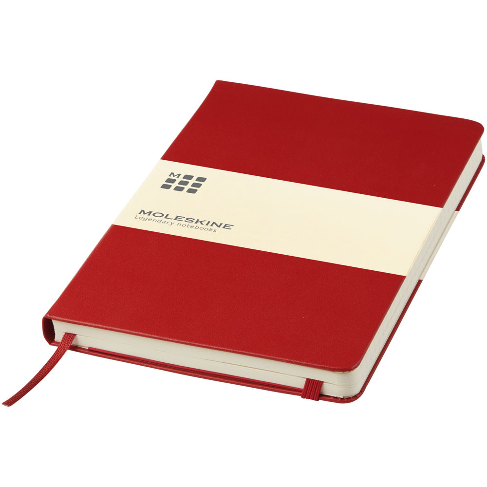 Moleskine Classic L hardcover notitieboek - gelinieerd - kopen of bedrukken - Scharlakenrood
