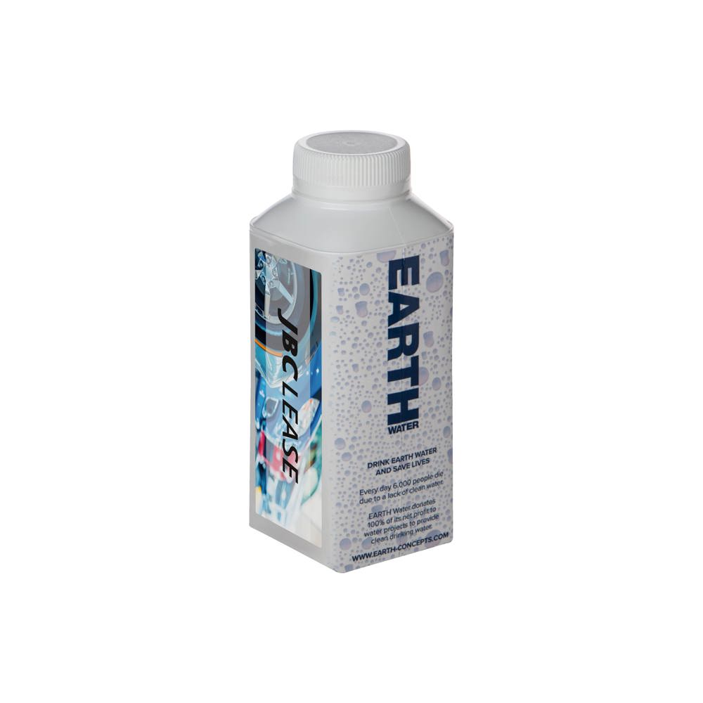 EARTH Water Tetra Pak 330 ml - met logo of onbedrukt bestellen - Blauw/Wit