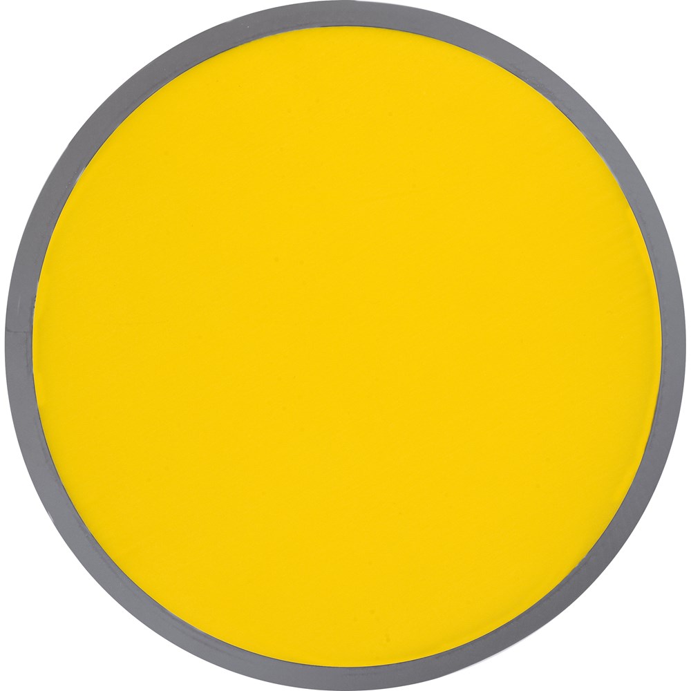 Opvouwbare frisbee - met logo of onbedrukt bestellen - geel