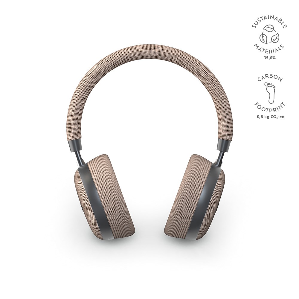 Bell hoofdtelefoon gerecycled ABS 500 mAh - met logo of onbedrukt bestellen - Champagne