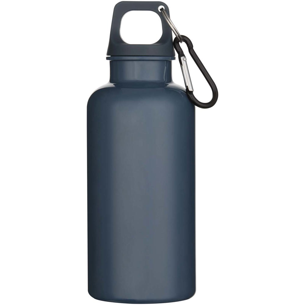 Oregon 400 ml effen waterfles van RCS gecertificeerd gerecycled plastic met karabijnhaak 