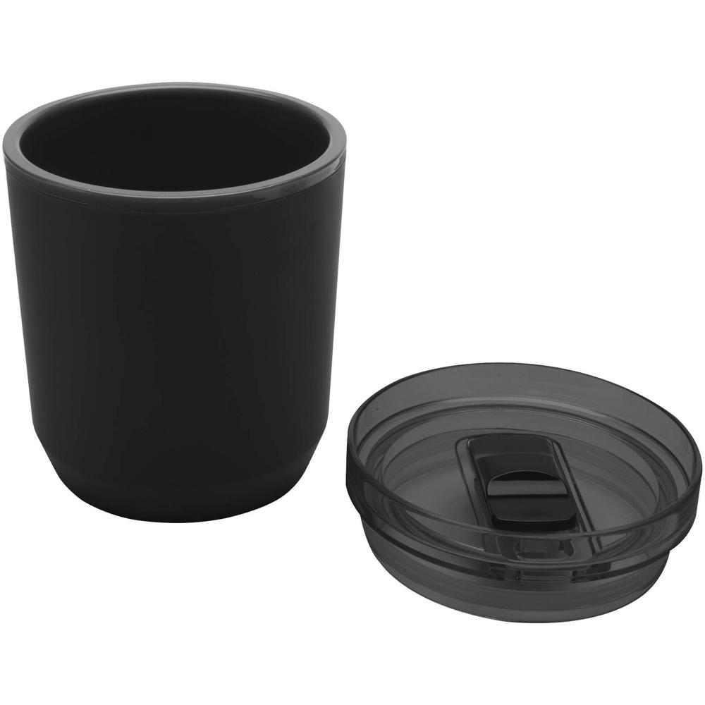 Hudson 180 ml dubbelwandige beker van gerecycled plastic