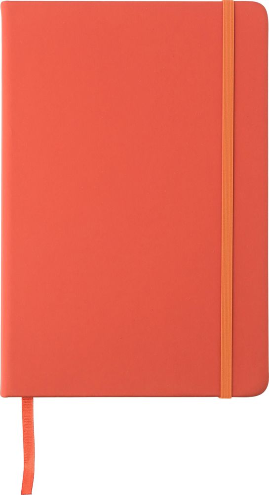 PU notitieboek Eva - voor bedrijven en relatiegeschenken - Oranje