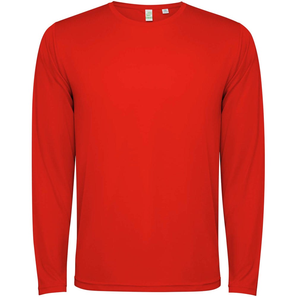 Estoril unisex T-shirt met lange mouwen - bedrukt of onbedrukt verkrijgbaar - rood