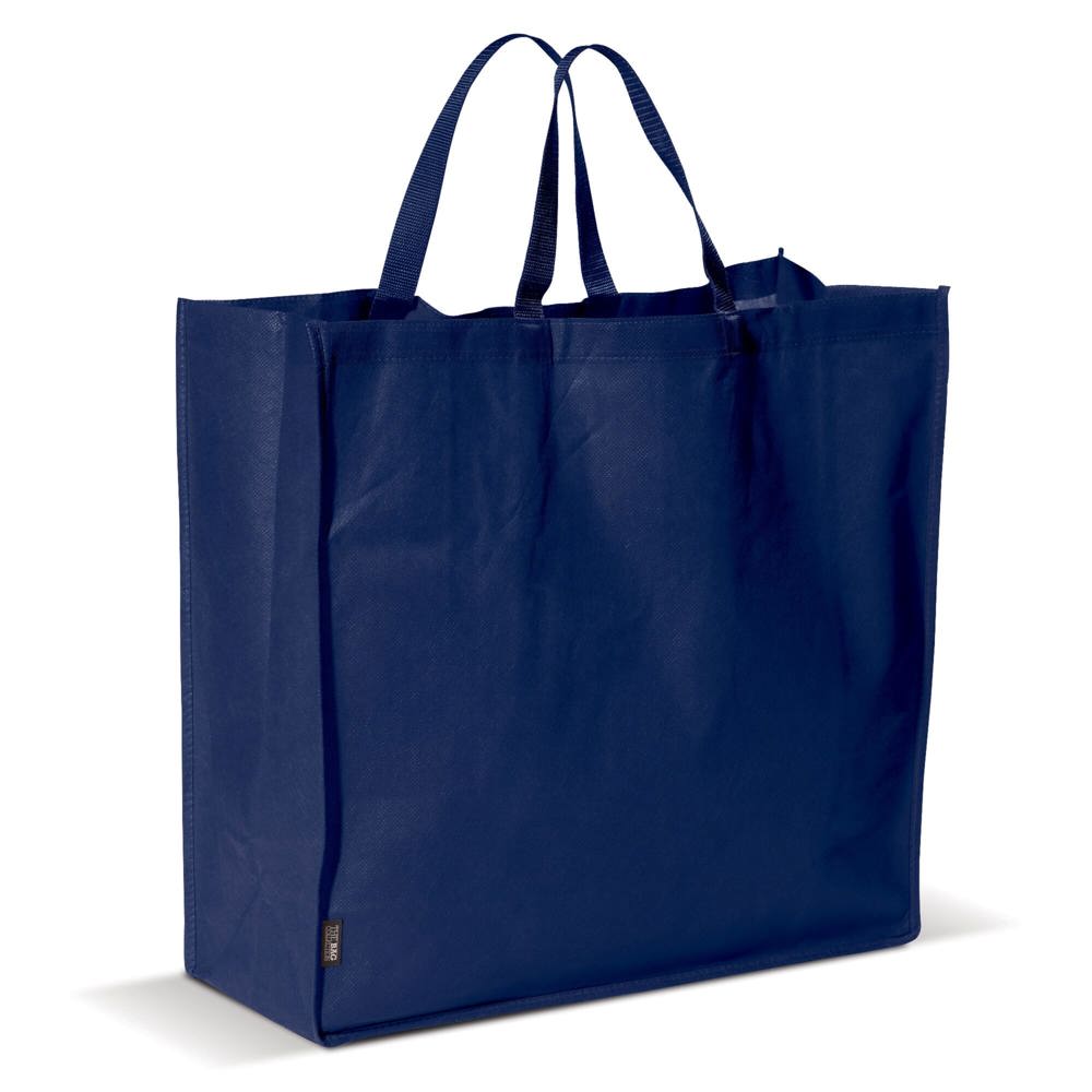 Draagtas non woven 75g/m² - bedrukt of onbedrukt verkrijgbaar - Donkerblauw