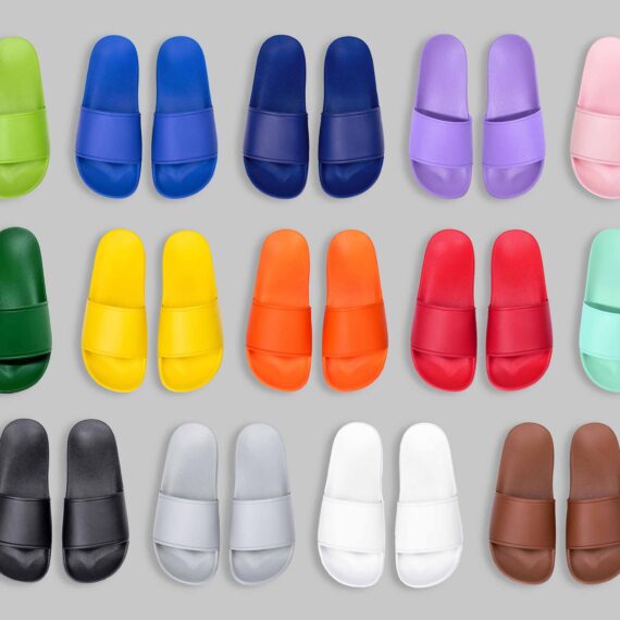 Badslipper PVC met print - voor bedrijven en relatiegeschenken